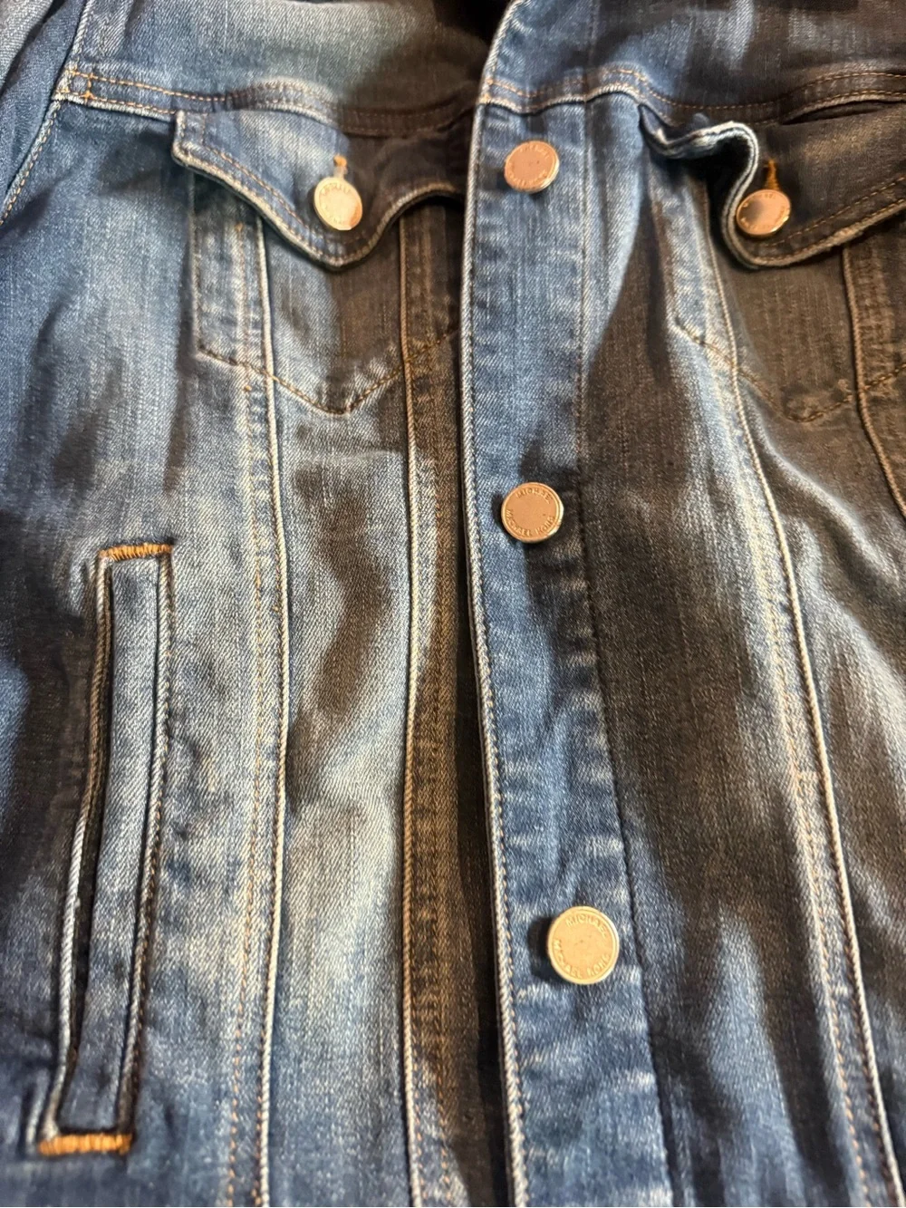 Michael Kors Women's Blue Denim Jean Jacket